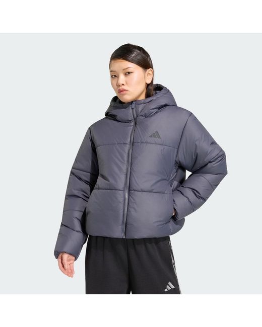 Adidas Blue Essentials Highloft Insulated Puffer Jacket
