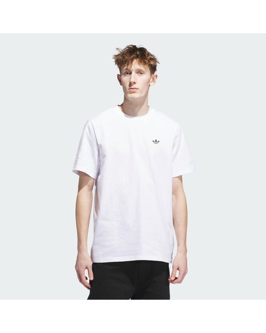 Adidas White 4.0 Logo T-Shirt