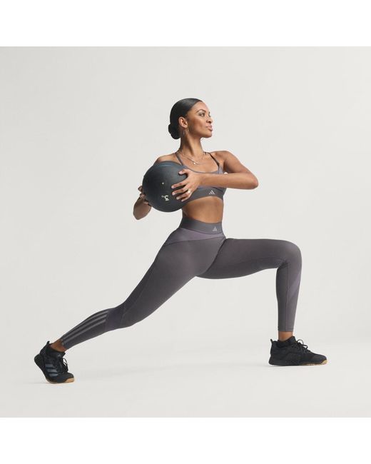 Adidas Multicolor Hyperglam Shine Full-Length Leggings