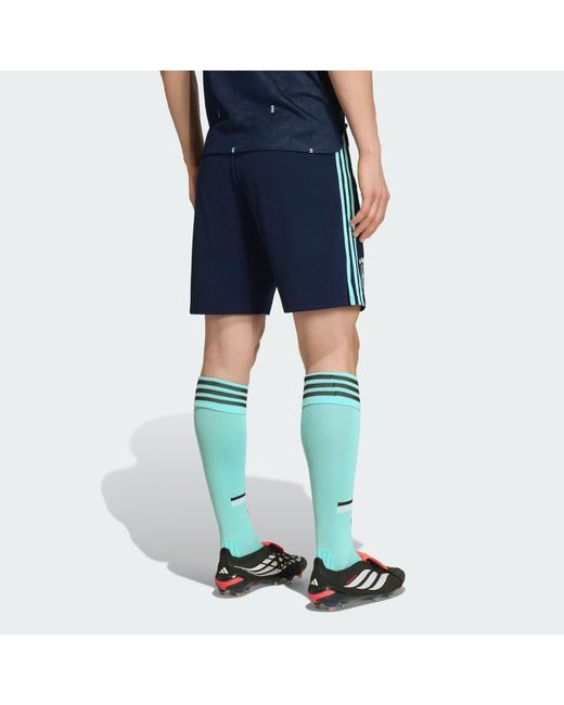 Adidas Blue Germany 26 Away Authentic Shorts for men