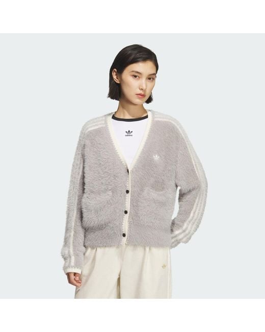 Adidas Gray Crafted Cardigan