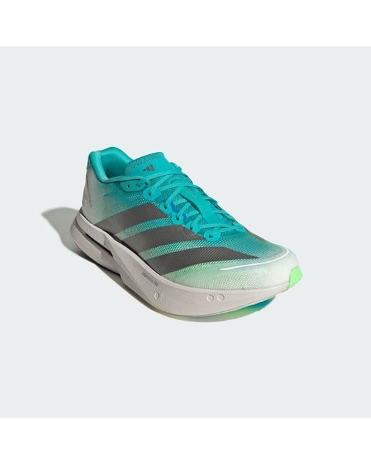 Adidas Blue Adizero Boston 13 Running Shoes for men