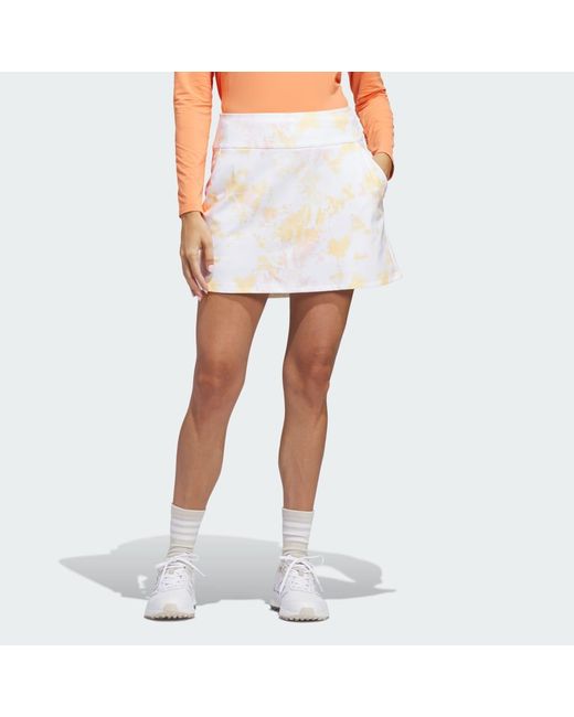 Adidas White Ultimate365 Printed Knit Skort