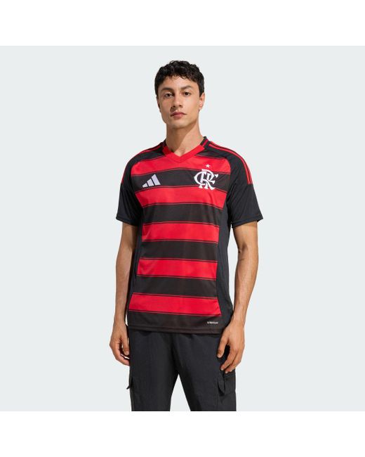 Adidas Red Cr Flamengo 25 Home Jersey for men
