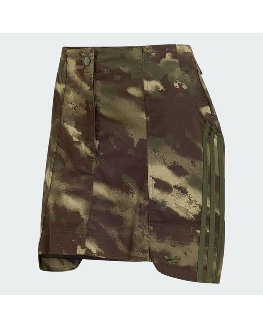Adidas Green Cargo Skirt
