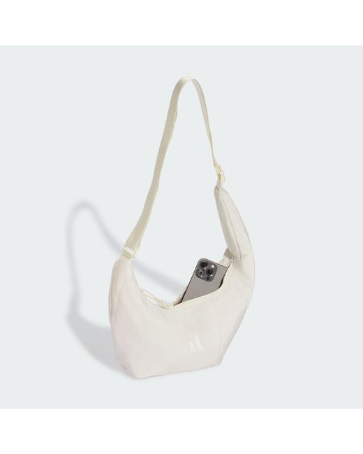 Adidas White Winter Shoulder Bag