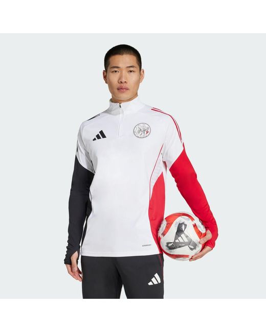 Adidas Red Ajax Amsterdam Tiro 25 Competition Training Top for men