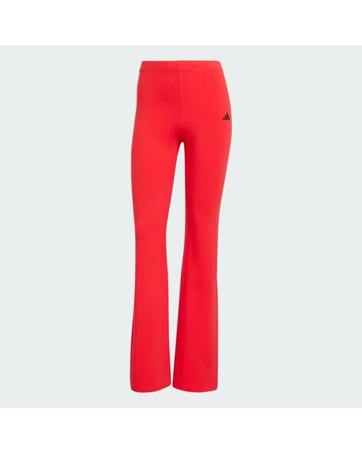 Adidas Essentials Small Logo Flared Leggings