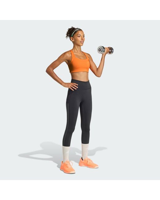 Adidas Multicolor Optime Workout Medium Support Bra