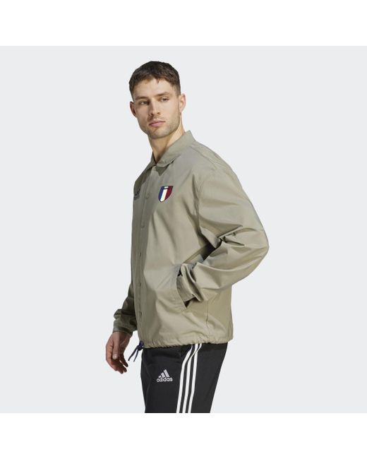 Giacca French Capsule Rugby Lifestyle di Adidas in Green da Uomo