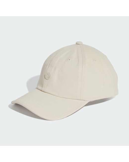 Adidas White Premium Essentials Dad-Kappe