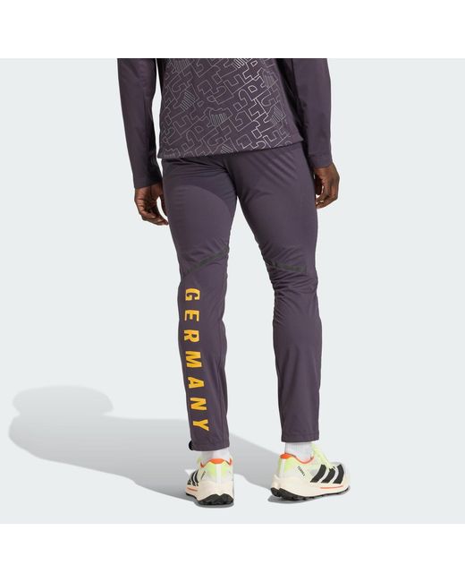 Adidas Purple Germany Xploric Crosscountry-Ski Softshell Joggers for men