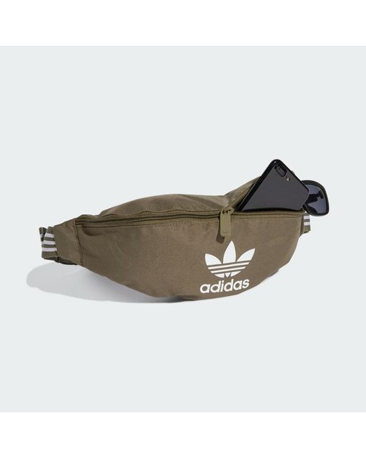 Adidas Green Adicolor Waist Bag