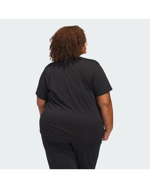 Adidas Black Essentials Small Logo Tshirt