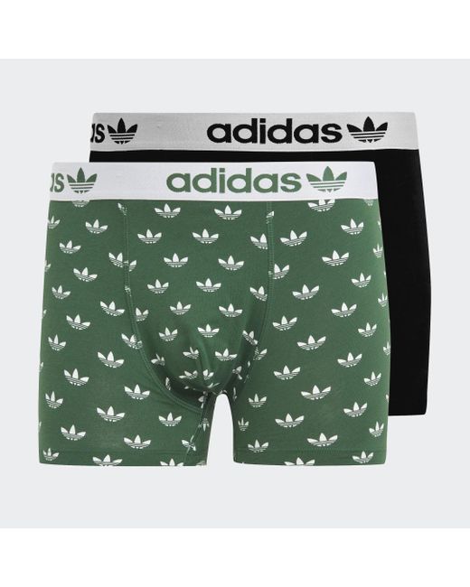 adidas Comfort Flex Cotton Boxershorts, 2er-Pack – Unterwäsche in Grün für  Herren | Lyst AT | 