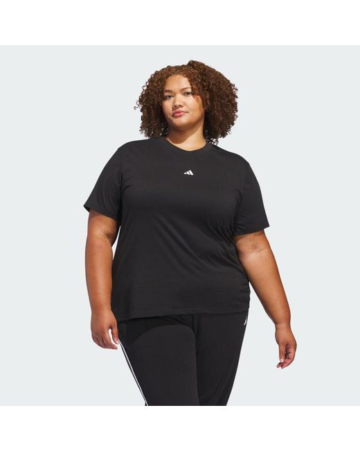Adidas Black Essentials Small Logo Tshirt