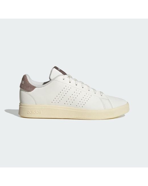 Adidas White Advantage Base 2.0 Shoes