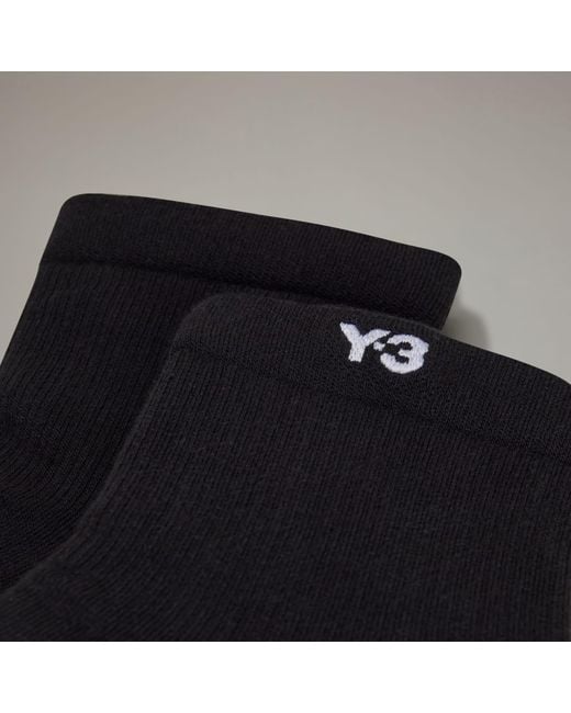Adidas Black Y-3 Classic Lo Socks