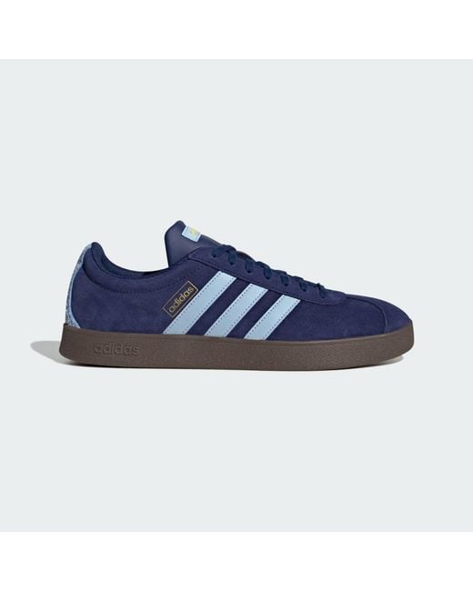 Adidas Blue Vl Court 2.0 Shoes for men