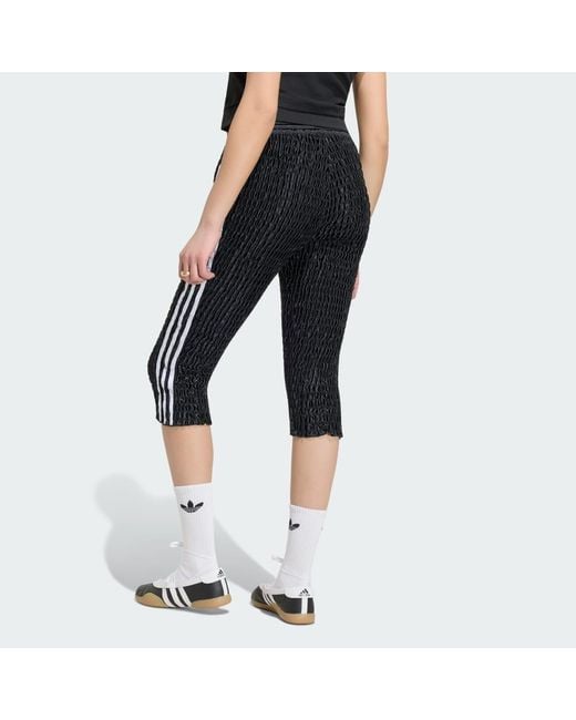 Adidas Black Capri Ruched Tight
