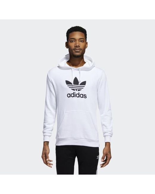 adidas white mens hoodie