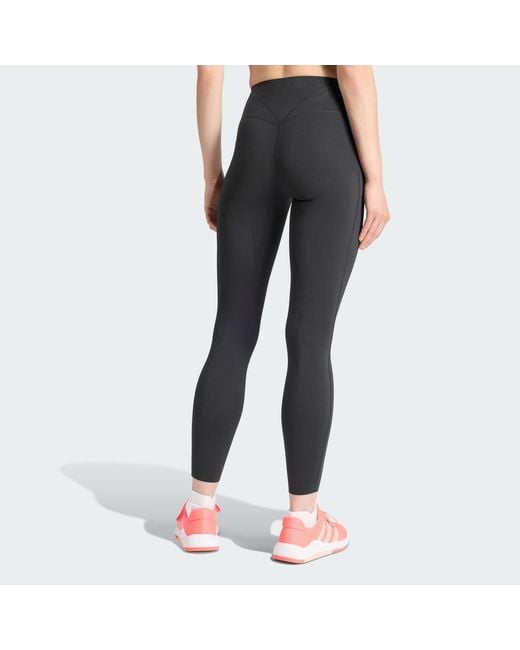 Adidas Black Optime Workout Contour Full Length Leggings