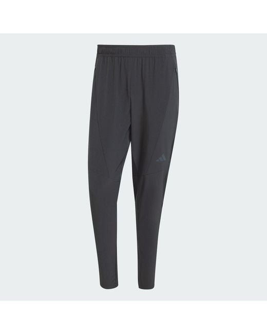 Adidas Black Designed For Training Hybrid Pants for men