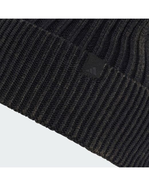 Adidas Black Washed Beanie