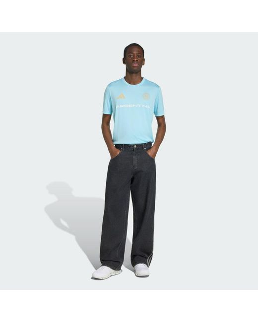 Adidas Blue Fifa World Cup 26 Argentina Jersey for men