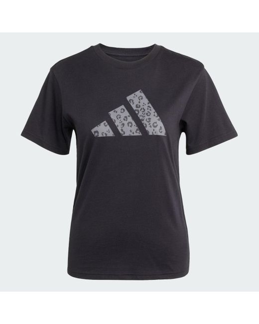 Adidas Black T-Shirt Mit Grafik