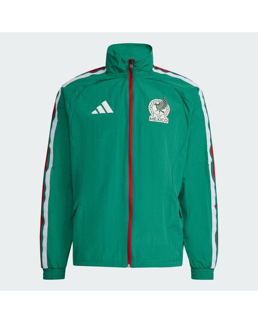 Adidas Green Mexico Home Anthem Jacket for men