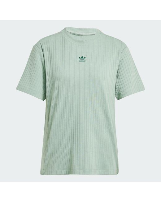 Adidas Green Essentials Wide Rib Tee