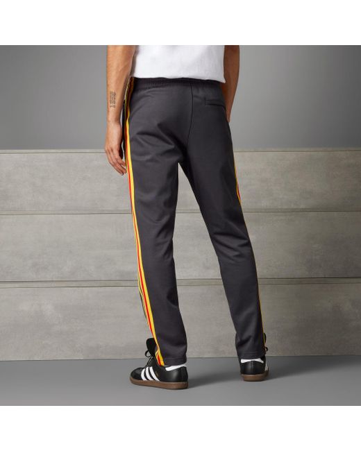 Adidas Gray Belgium Beckenbauer Tracksuit Bottoms
