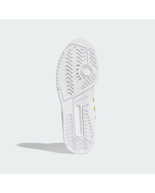 Adidas White Drop Step Xl Shoes for men