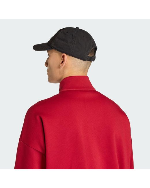 Adidas Red Washed Dad Cap