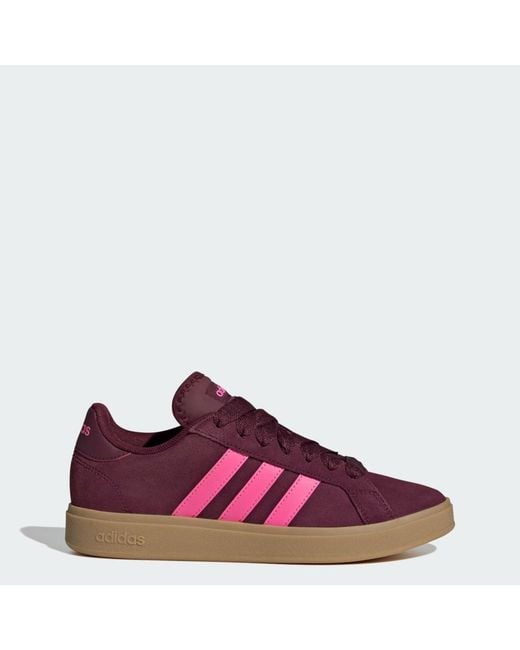 Adidas Pink Grand Court Base 00S Shoes