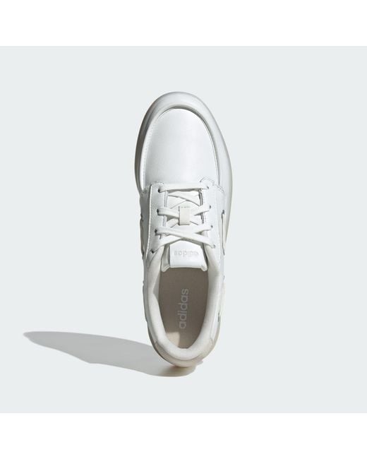 Adidas White Barreda Decode Shoes for men