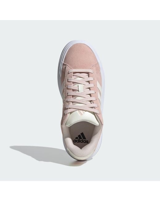 Adidas Pink Grand Court Platform Shoes