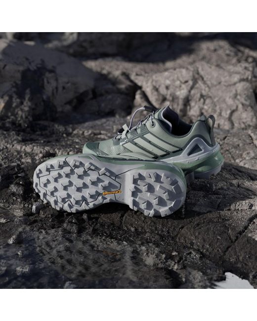 Adidas Green Terrex Skychaser Gore-Tex Hiking Shoes