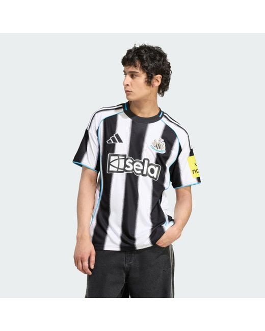Adidas Black Newcastle United Fc 25/26 Home Jersey for men