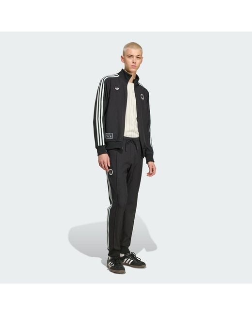 Adidas Black Newcastle United Fc Terrace Icons Track Top for men