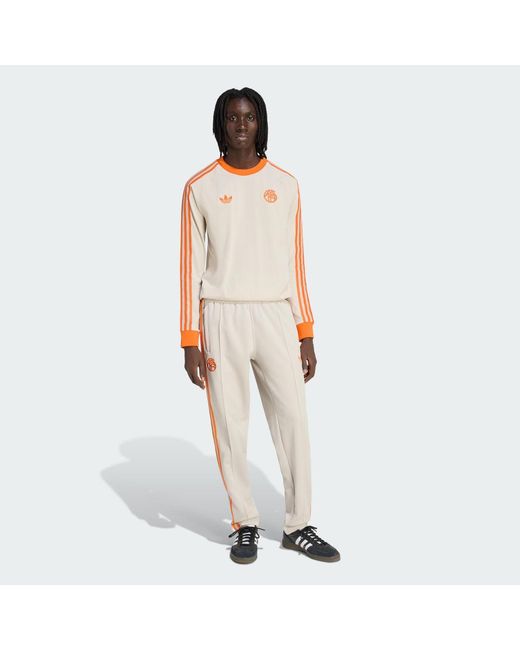 Adidas Natural Fc Bayern Originals Long Sleeve T-Shirt for men