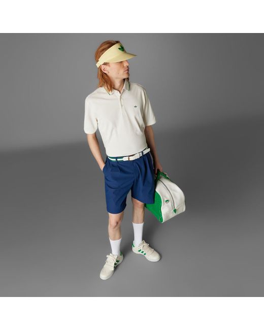 Polo Originals Twistknit Trefoil Adidas de hombre de color Gray