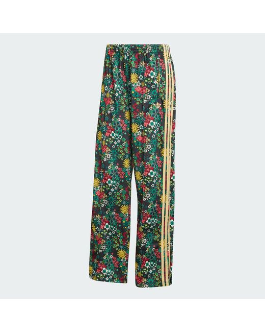 Adidas Green Originals X Liberty London Firebird Tracksuit Bottoms