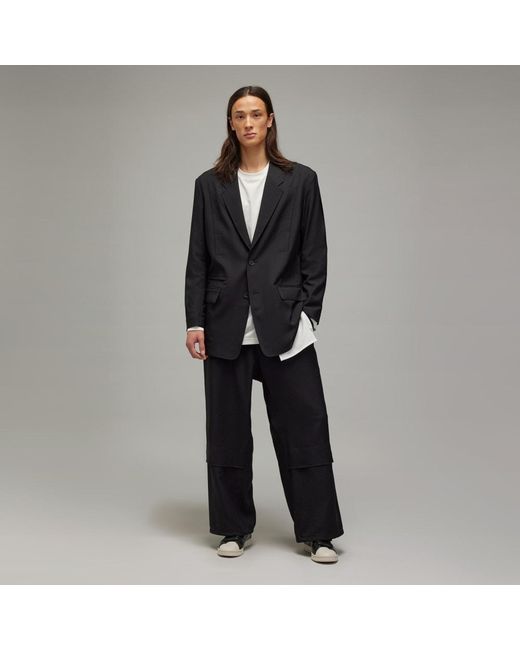 Adidas Black Y-3 Sport Uniform Trousers for men