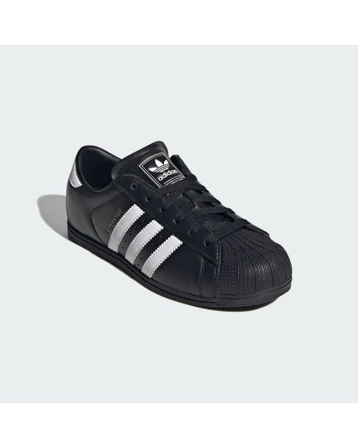 Adidas Black Superstar Lo Pro Shoes
