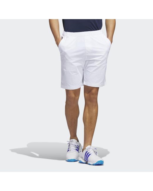 Ripstop Nine-Inch Golf Shorts adidas de hombre de color Blanco | Lyst
