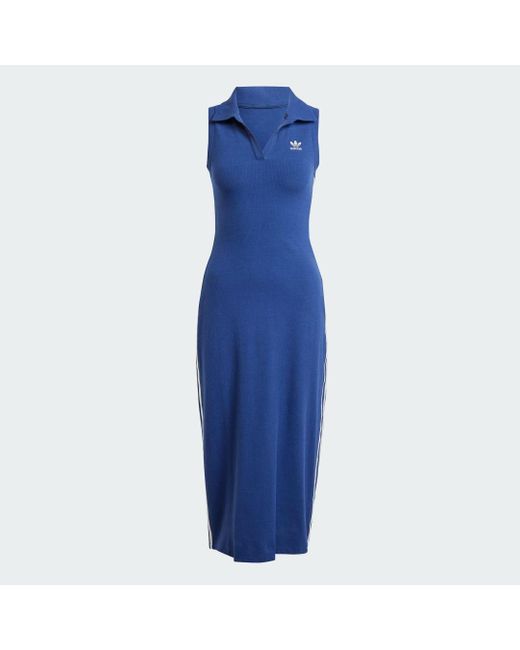 Adidas Blue Premium Originals Rib Dress