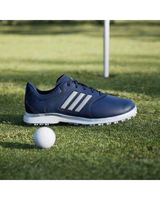 Adidas Blue Alphaflex Zoysia Spikeless Golf Shoes