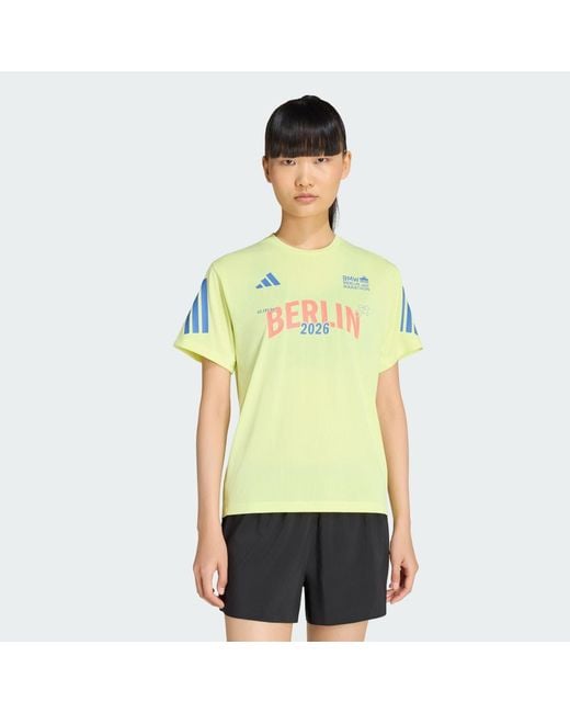 Adidas Green Bmw Berlin-Marathon 2026 Event T-Shirt